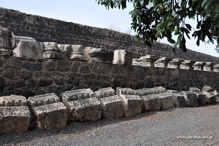 08 Fragmenty zdobien synagogi w Kafarnaum.jpg